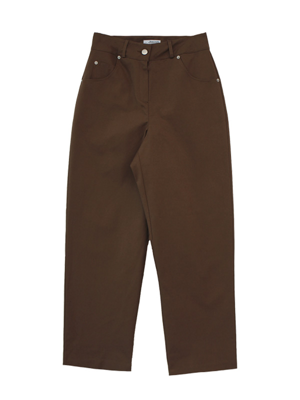 [MADE] WEARABLE COTTON PANTS IN BROWN