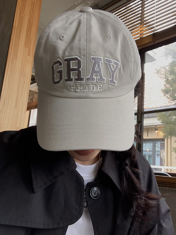 [MD추천] &#039;GRAY&#039; WASHED BALL CAP